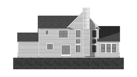 The Nestin house plan, exterior view 3